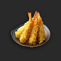 Grand tempura aux crevettes